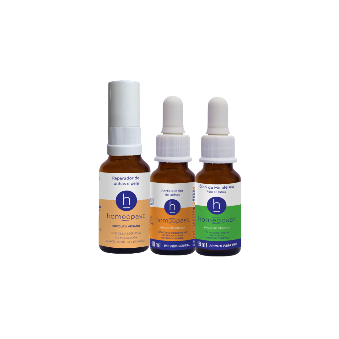 3 antifúngicos da linha homeopast